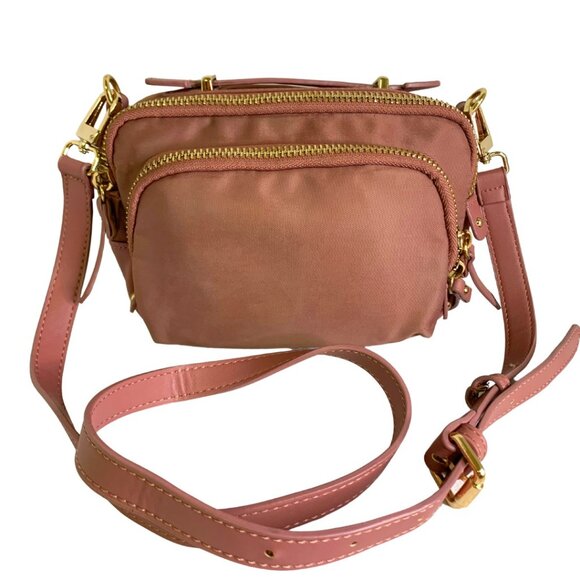 Sol and Selene Handbags - Sol and Selene Nylon Crossbody Bag Dusty Pink  Small Bag